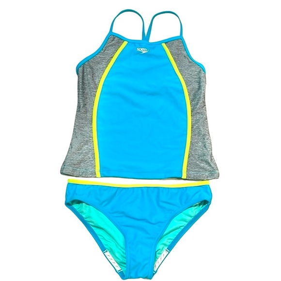 Speedo Heather Splice Tankini Set - Picture 3 of 12